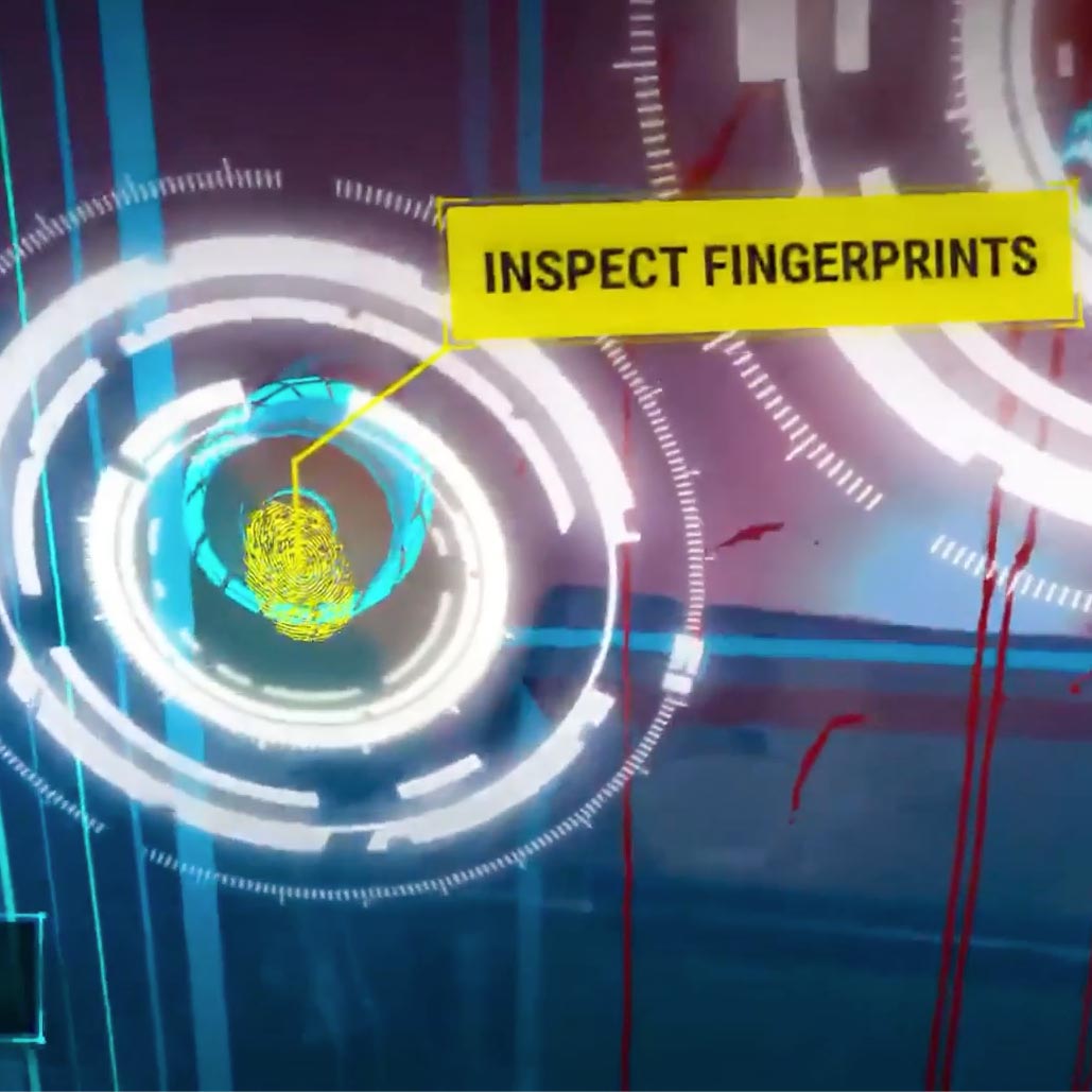 NBC Forensic Detective AR project artwork