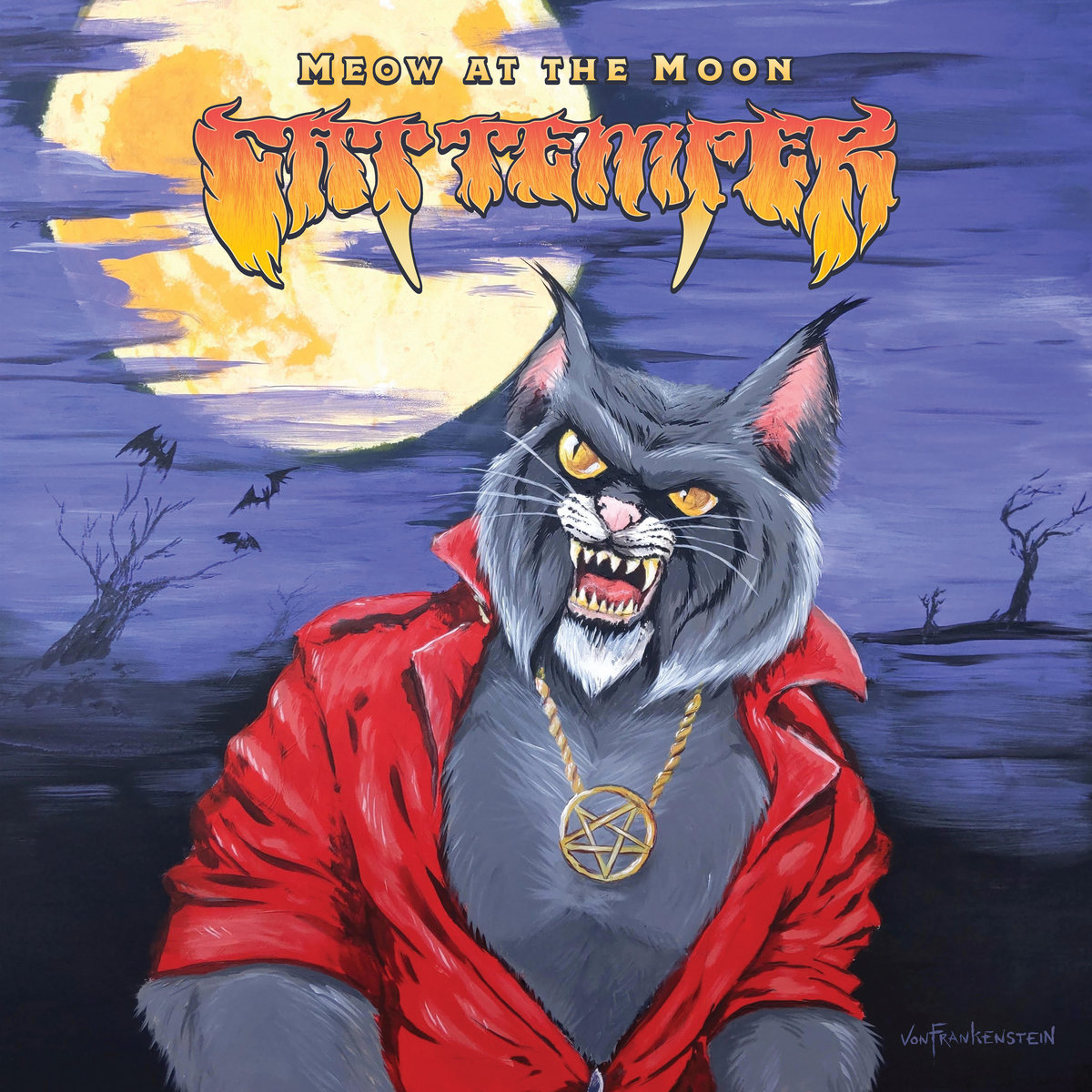 Cat Temper – Meow At The Moon project artwork