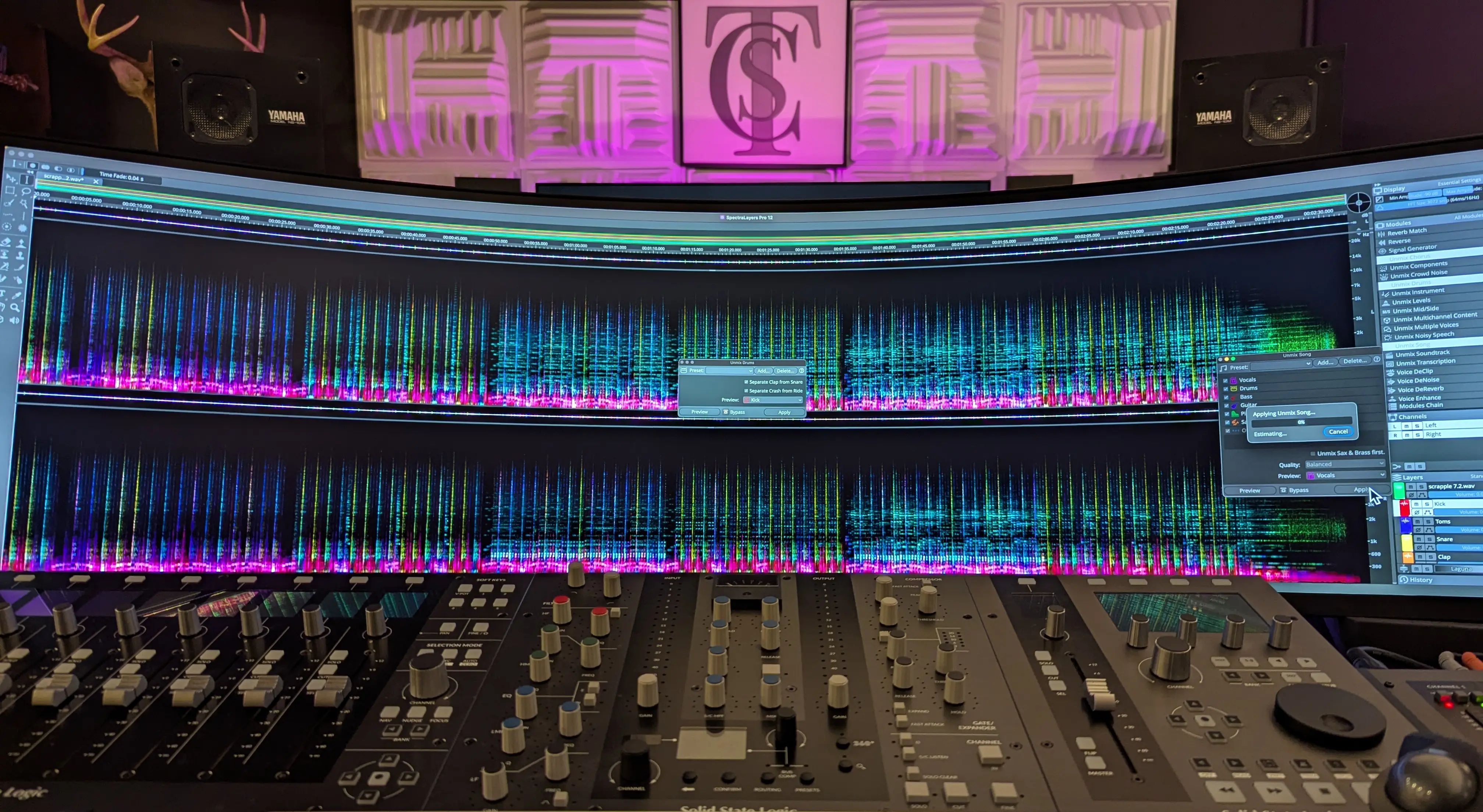 Nuendo mix window at The Social Club
