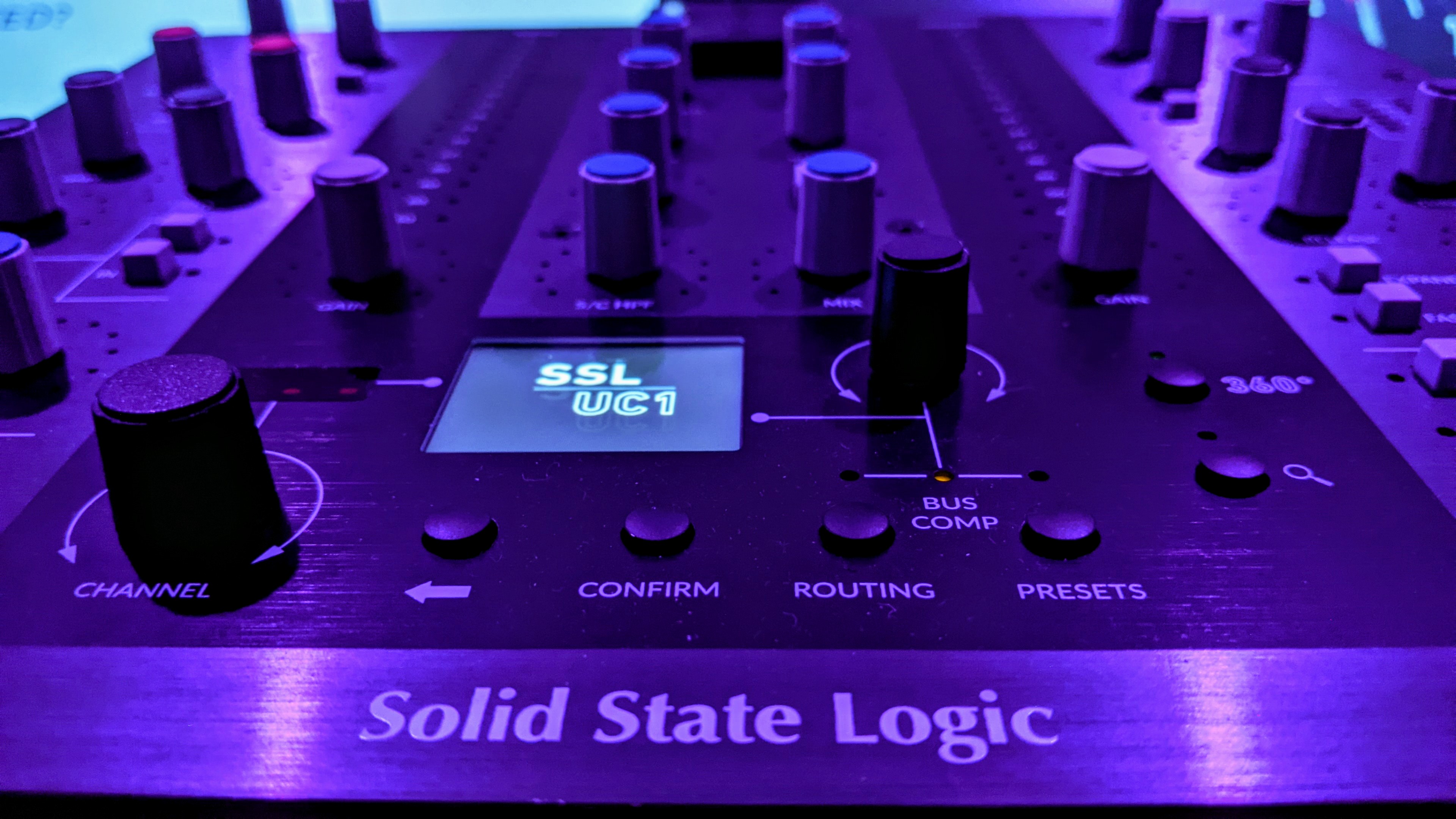 SSL UC1 bus compressor at The Social Club
